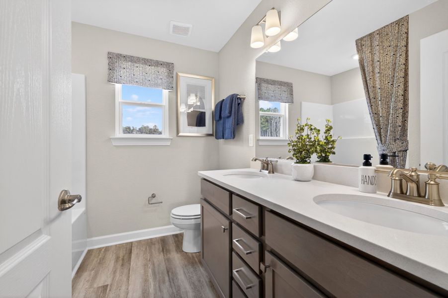 Representative furnished interior of a home built from the The Poppy by Chesapeake Homes in The Farm at Neill's Creek, Lillington (Image 38).