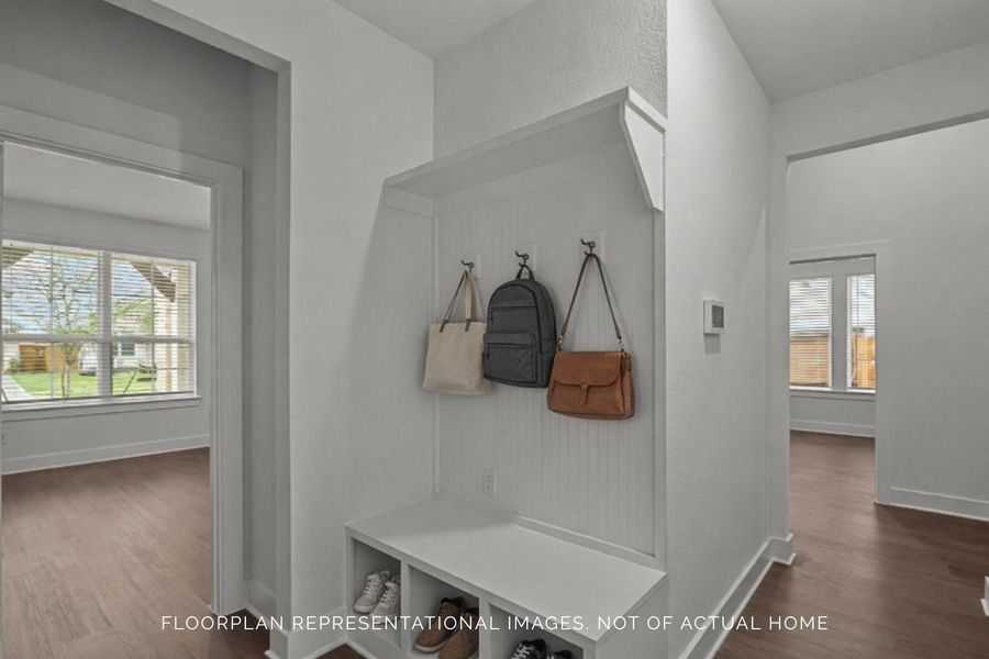 Furnished interior view inside a new home in Lone Star Landing, Montgomery (Image 14).