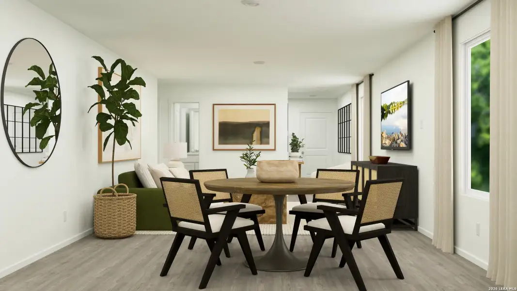 Furnished interior view inside a new home in Windridge, Kerrville (Image 24).