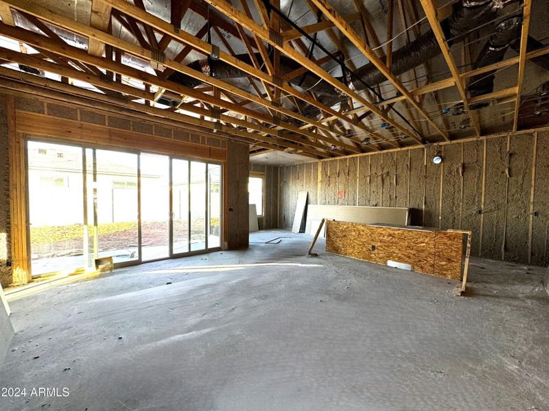 4 - Great room into kitchen