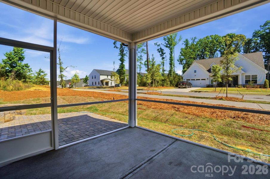 Exterior details and patio area of a home in Heritage - 55+ Community, Indian Trail (Image 3).