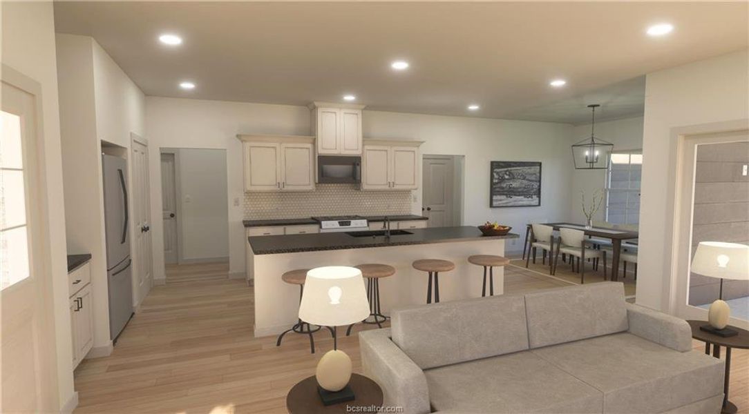 Furnished interior view inside a new home in , Bryan (Image 4).
