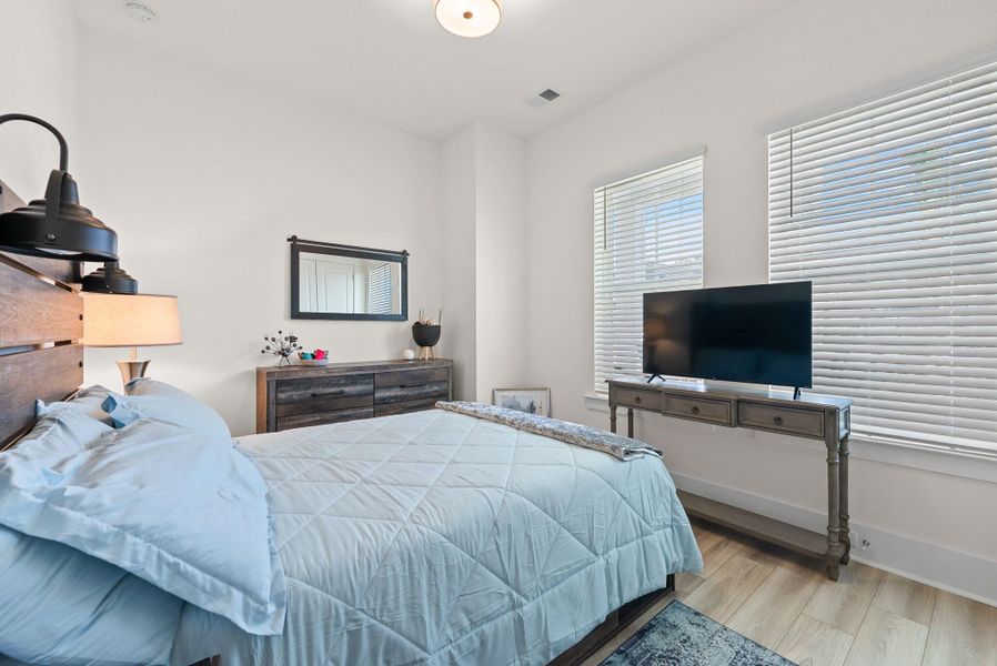Furnished interior view inside a new home in Summerwind Crossing at Lakes of Cane Bay, Summerville (Image 9).
