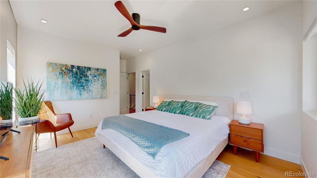 Furnished interior view inside a new home in , Denver (Image 36).