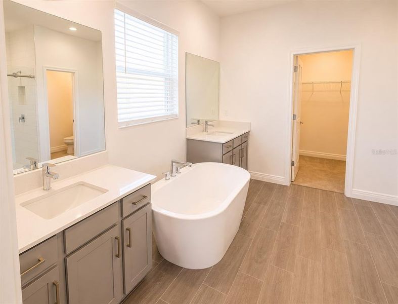 Furnished interior view inside a new home in Triple Creek: The Executives, Riverview (Image 6).