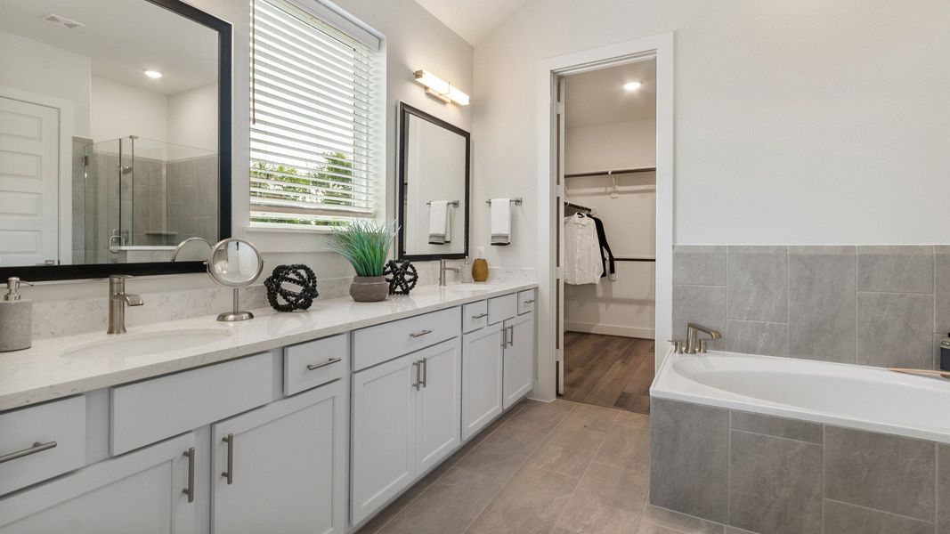 Furnished interior view inside a new home in Shady Acres, Houston (Image 30).