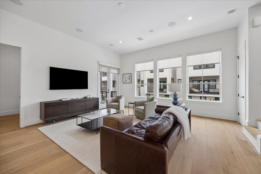 Furnished interior view inside a new home in , Houston (Image 16).