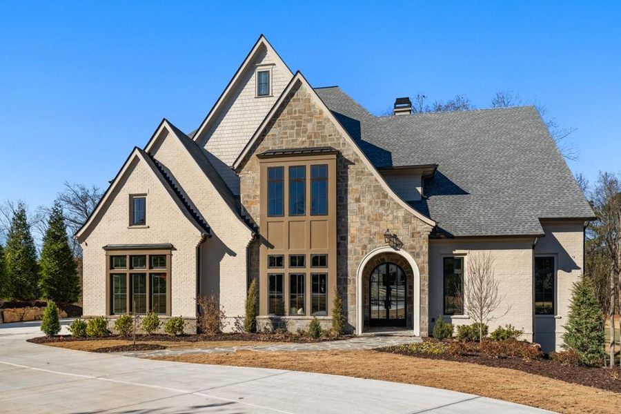 Front exterior of a new home in , Milton, GA, highlighting curb appeal (Image 40).