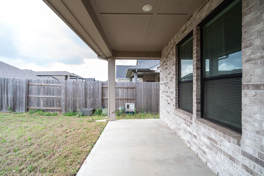 Exterior details and patio area of a home in , Katy (Image 3). Exterior details and patio area of a home in , Katy (Image 3).