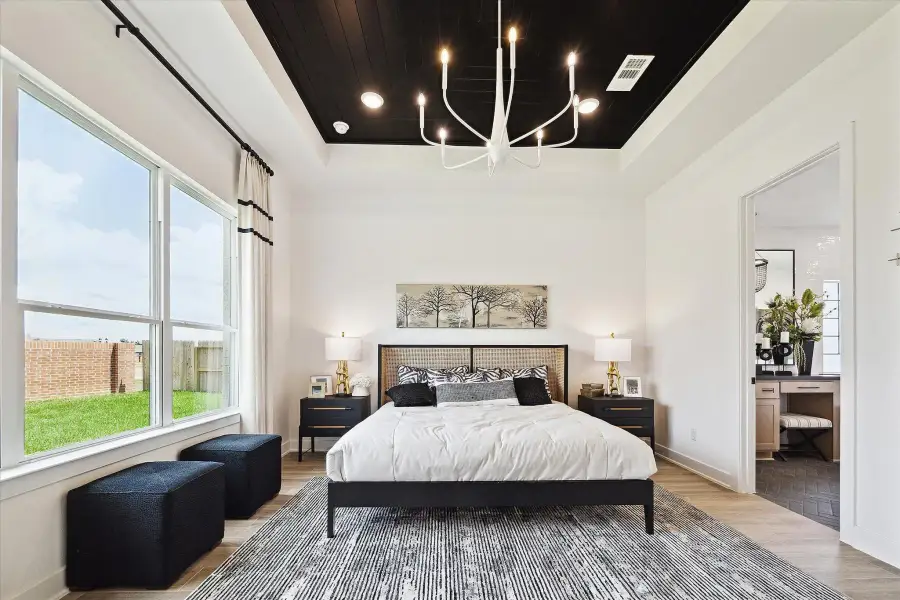 Furnished interior view inside a new home in Cross Creek West, Fulshear (Image 22).