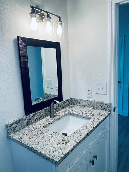 View of the 2nd bathroom vanity