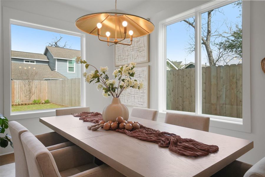Furnished interior view inside a new home in , Houston (Image 16).