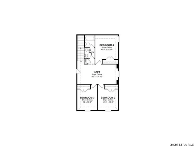 2D floor plan layout of this home in Morgan Meadows, San Antonio, TX (Image 2). 2D floor plan layout of this home in Morgan Meadows, San Antonio, TX (Image 2).