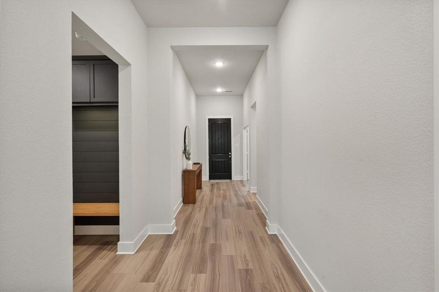 Spacious, unfurnished interior of a new home in Inspiration Collection at Bridgewater, Midlothian (Image 21).