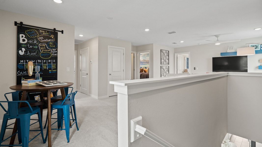 Furnished interior view inside a new home in Willowbrook North, Winter Haven (Image 29). Furnished interior view inside a new home in Willowbrook North, Winter Haven (Image 29).