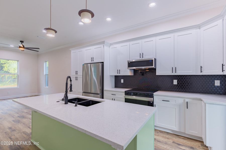 Furnished interior view inside a new home in , Jacksonville (Image 6). Furnished interior view inside a new home in , Jacksonville (Image 6).