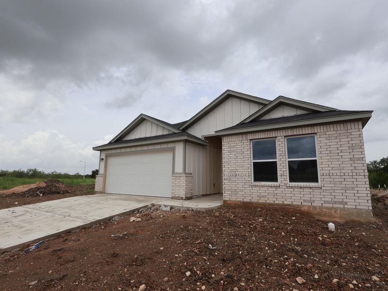 In-progress construction of a new home in Marble Creek Crossing, Austin, TX (Image 9).