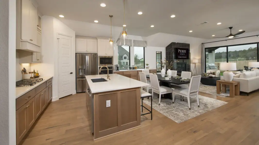 Furnished interior view inside a new home in Mayfair, New Braunfels (Image 23). Furnished interior view inside a new home in Mayfair, New Braunfels (Image 23).