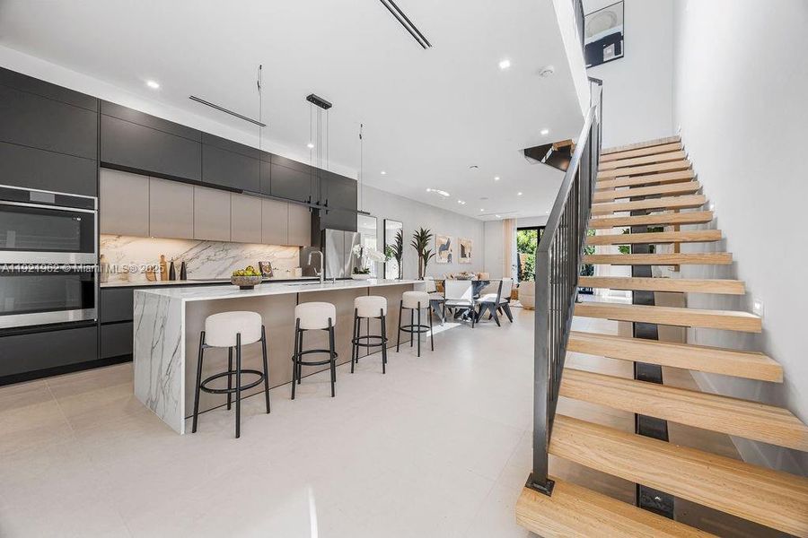 Furnished interior view inside a new home in , Fort Lauderdale (Image 67).