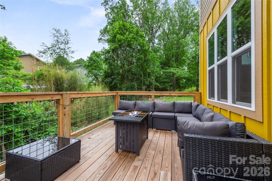Exterior details and patio area of a home in , Asheville (Image 21). Exterior details and patio area of a home in , Asheville (Image 21).