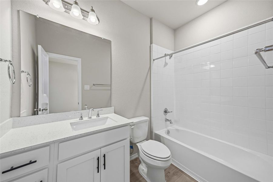 Furnished interior view inside a new home in , Houston (Image 6).