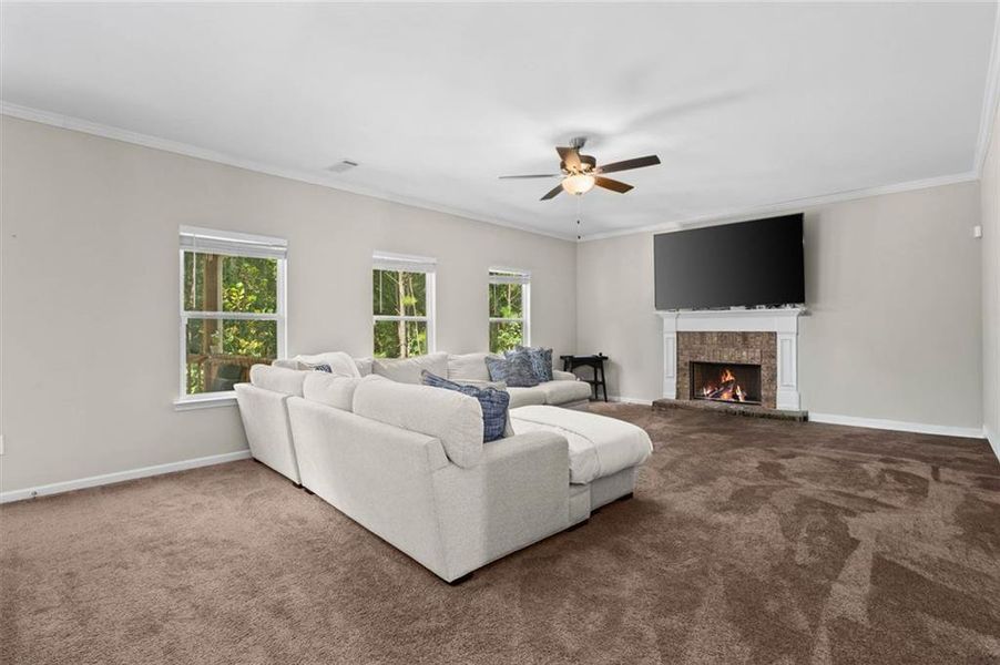 Furnished interior view inside a new home in , Dallas (Image 28). Furnished interior view inside a new home in , Dallas (Image 28).