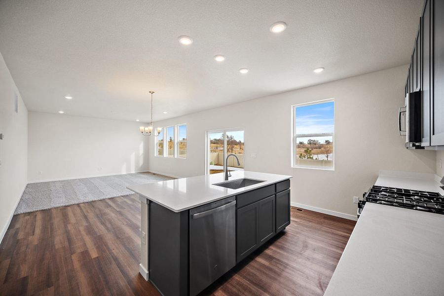 Furnished interior view inside a new home in Aspen Ranch, Fountain (Image 8).