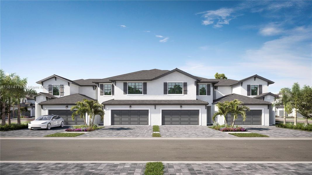 Front exterior of a new home in , Naples, FL, highlighting curb appeal (Image 5).