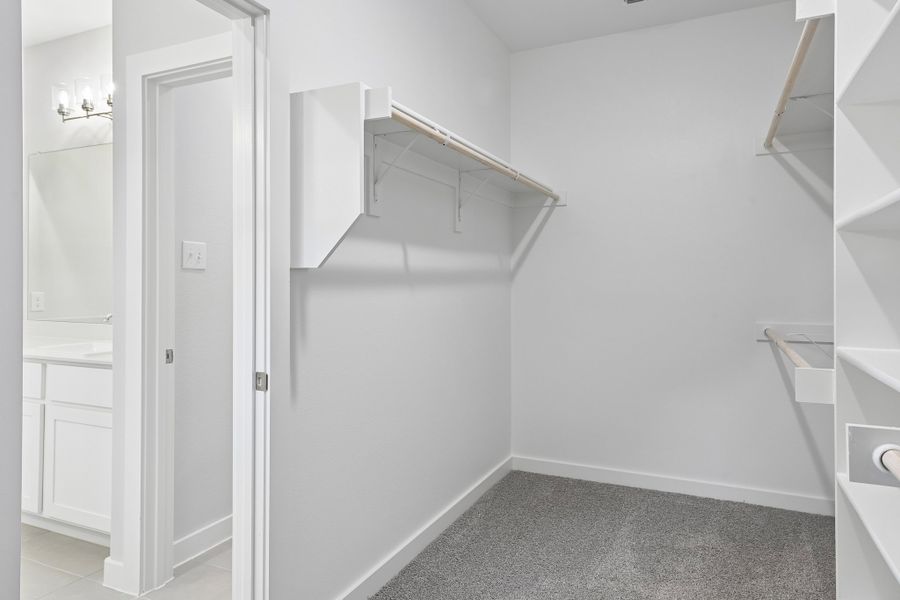 Walk In Closet in the Heisman home plan by Trophy Signature Homes Walk In Closet in the Heisman home plan by Trophy Signature Homes