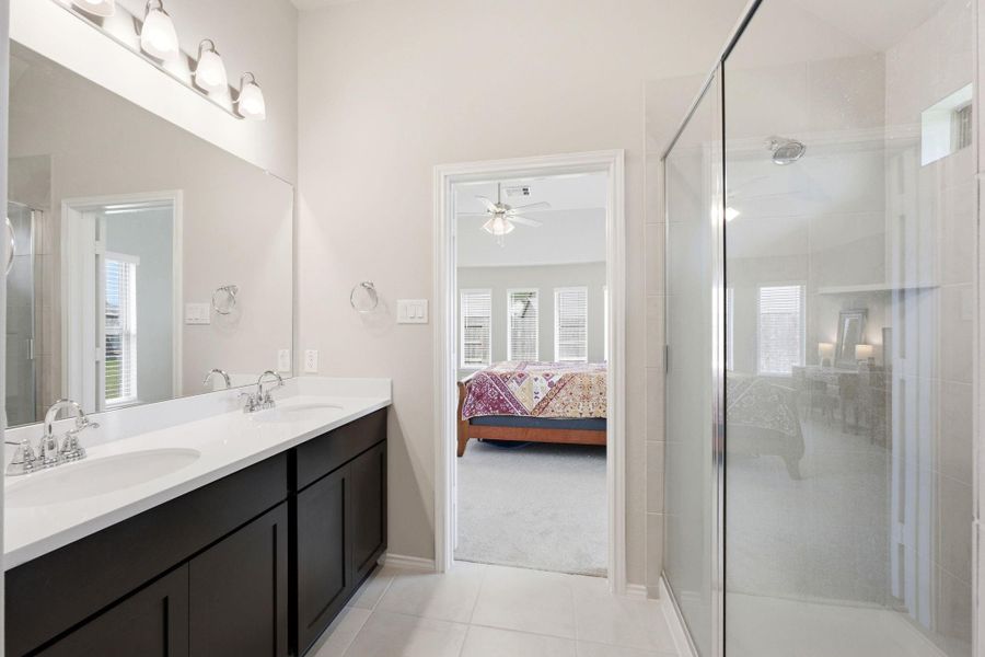 Another view of the primary bathroom.