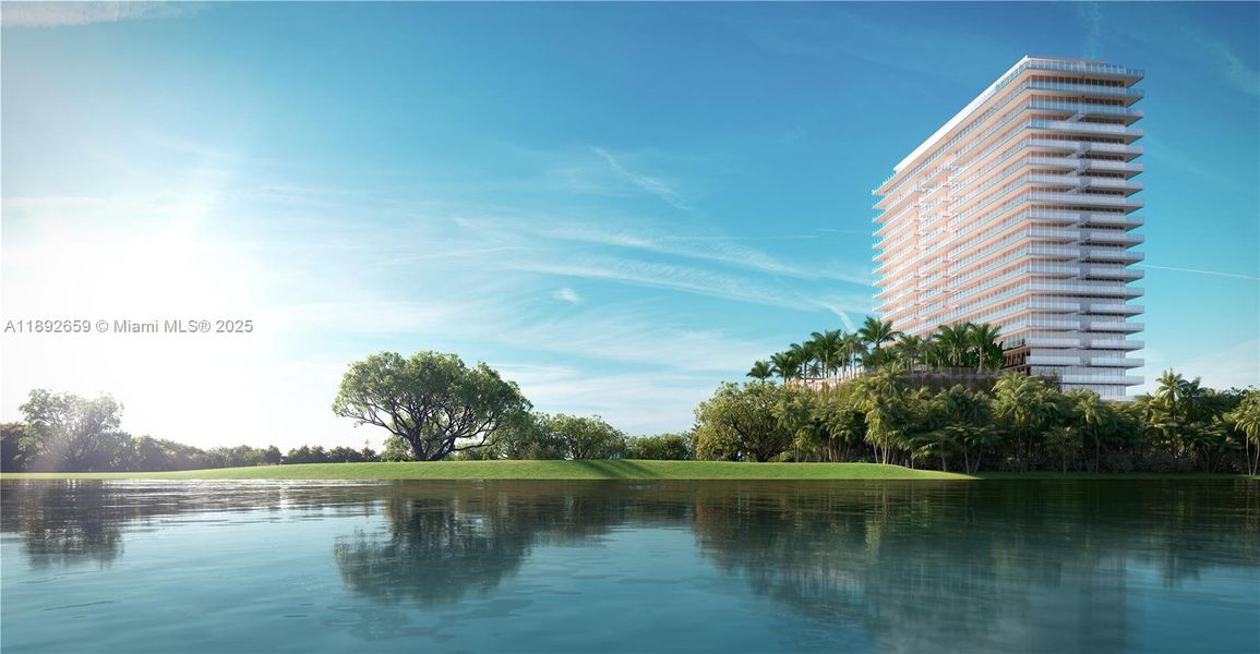 Condo located in Hallandale Beach, FL showcasing its design and architecture (Image 1).