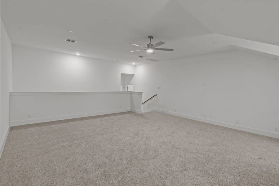 Representative unfurnished interior of a home built from the Brisbane by Chesmar Homes in Mesa Western, Cibolo (Image 10). Representative unfurnished interior of a home built from the Brisbane by Chesmar Homes in Mesa Western, Cibolo (Image 10).