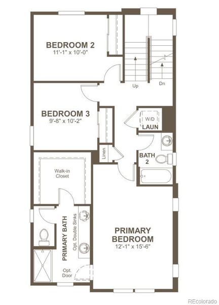 2D floor plan layout of this home in , Centennial, CO (Image 1).