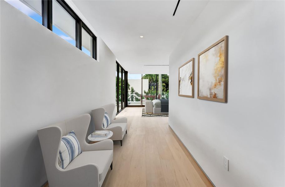 Furnished interior view inside a new home in , Miami (Image 68). Furnished interior view inside a new home in , Miami (Image 68).