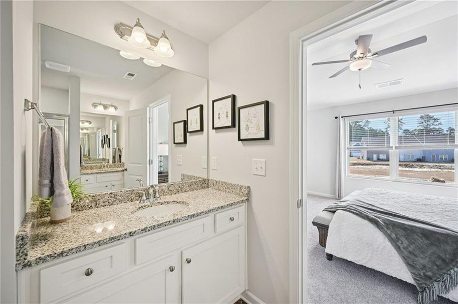 Furnished interior view inside a new home in Creekside Village, Lithonia (Image 27).