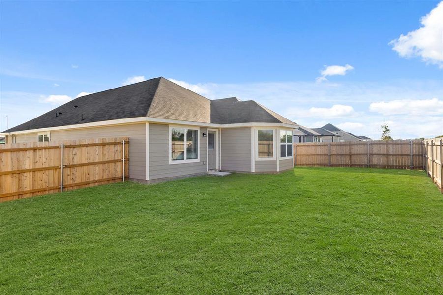 Exterior details and patio area of a home in Retreat at Fossil Creek, Fort Worth (Image 2). Exterior details and patio area of a home in Retreat at Fossil Creek, Fort Worth (Image 2).