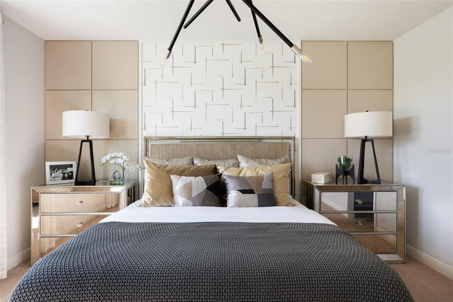 Furnished interior view inside a new home in Pasadena Woods, Wesley Chapel (Image 15).