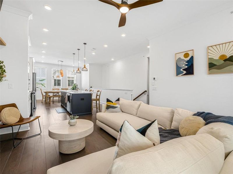 Furnished interior view inside a new home in , Norcross (Image 7).