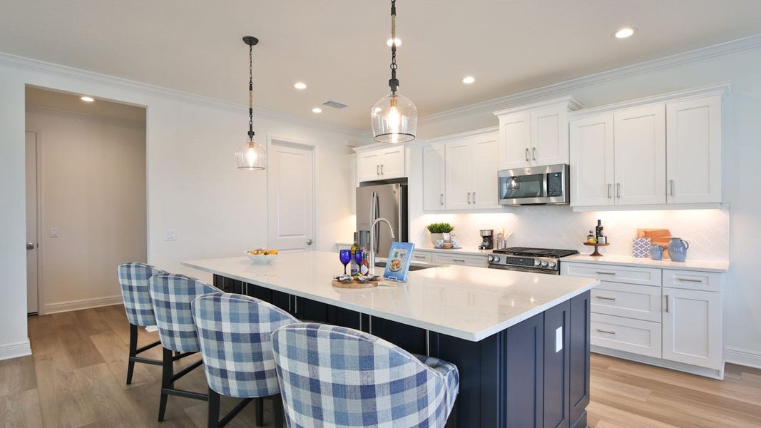 Furnished interior view inside a new home in Palm Grove, Lakewood Ranch (Image 57).