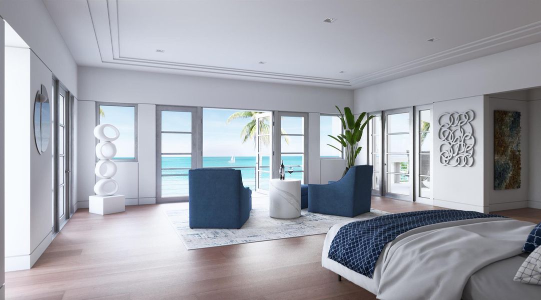 Furnished interior view inside a new home in , Palm Beach (Image 5).