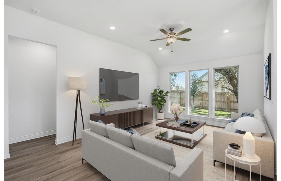 Furnished interior view inside a new home in Corley Farms, Boerne (Image 7).