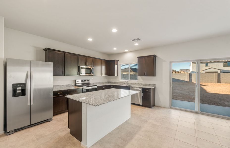 Furnished interior view inside a new home in Entrada La Coraza at Rancho Sahuarita, Sahuarita (Image 8).