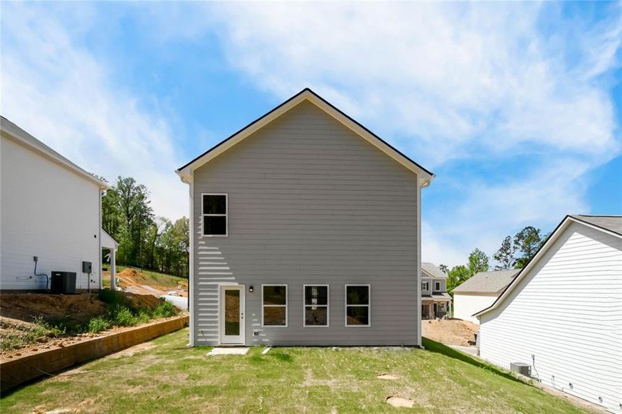 Exterior details and patio area of a home in Hillcrest Park, Ringgold (Image 2).