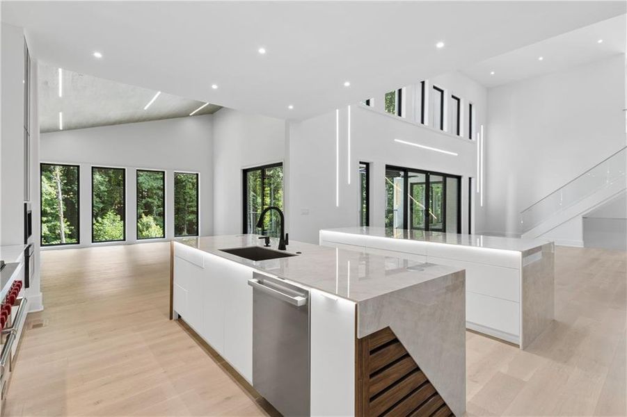 Furnished interior view inside a new home in , Sandy Springs (Image 18).