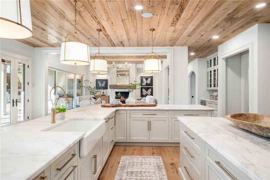 Furnished interior view inside a new home in , Alpharetta (Image 59).