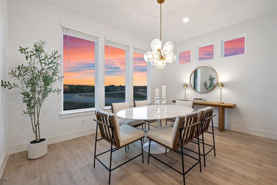 Furnished interior view inside a new home in Sweetwater, Austin (Image 7).