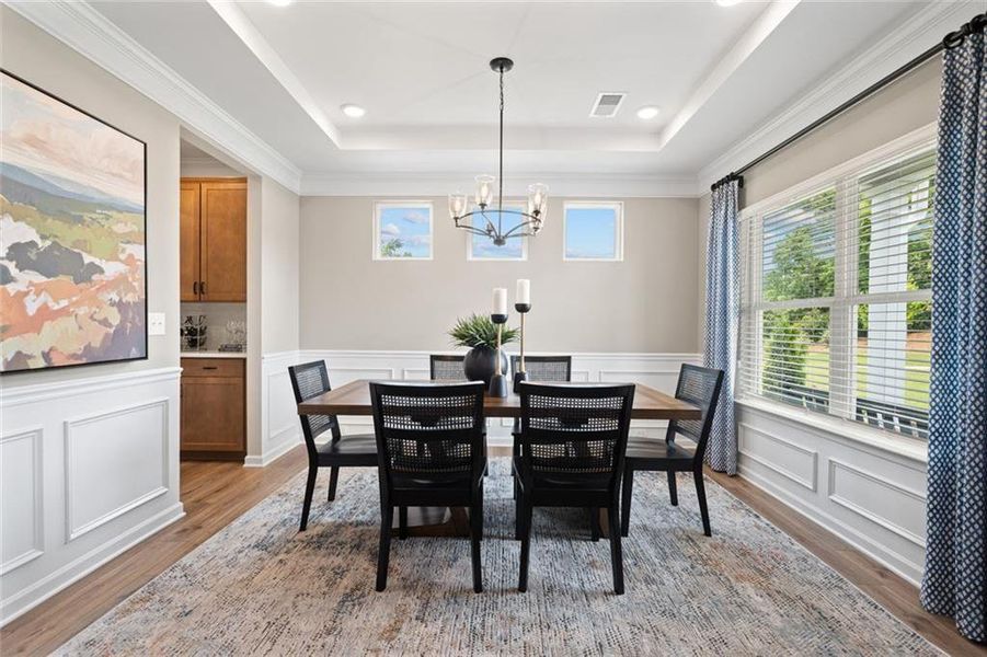 Furnished interior view inside a new home in Sagebrook, Powder Springs (Image 20).