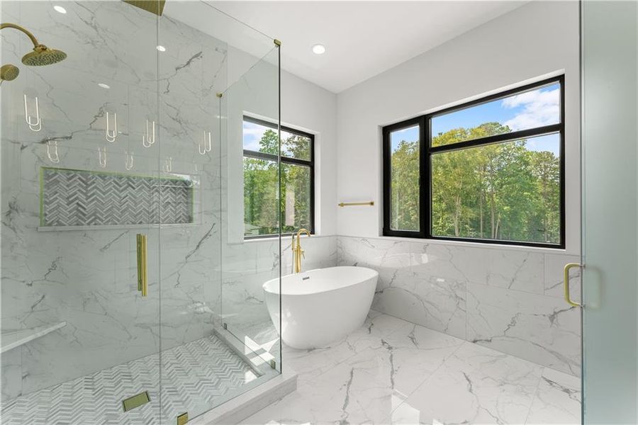 Furnished interior view inside a new home in , Hoschton (Image 12).