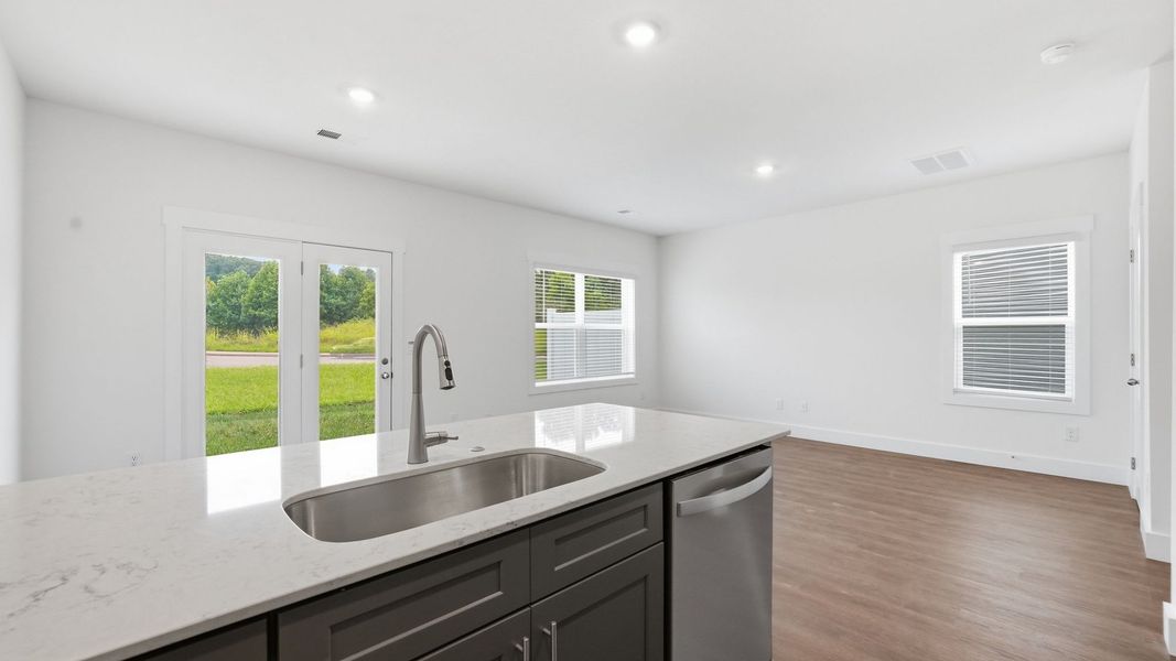 Furnished interior view inside a new home in The Arbor Townhomes, Kingsport (Image 6).