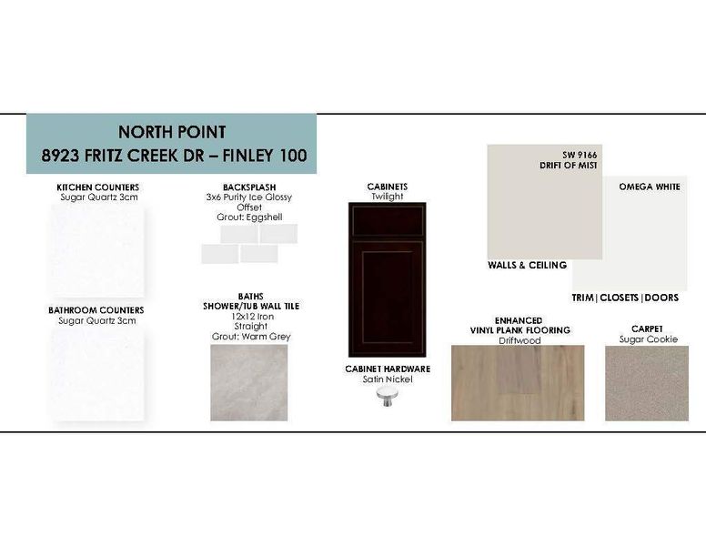 Sample of building materials used in homes in North Point, Temple (Image 13). Sample of building materials used in homes in North Point, Temple (Image 13).